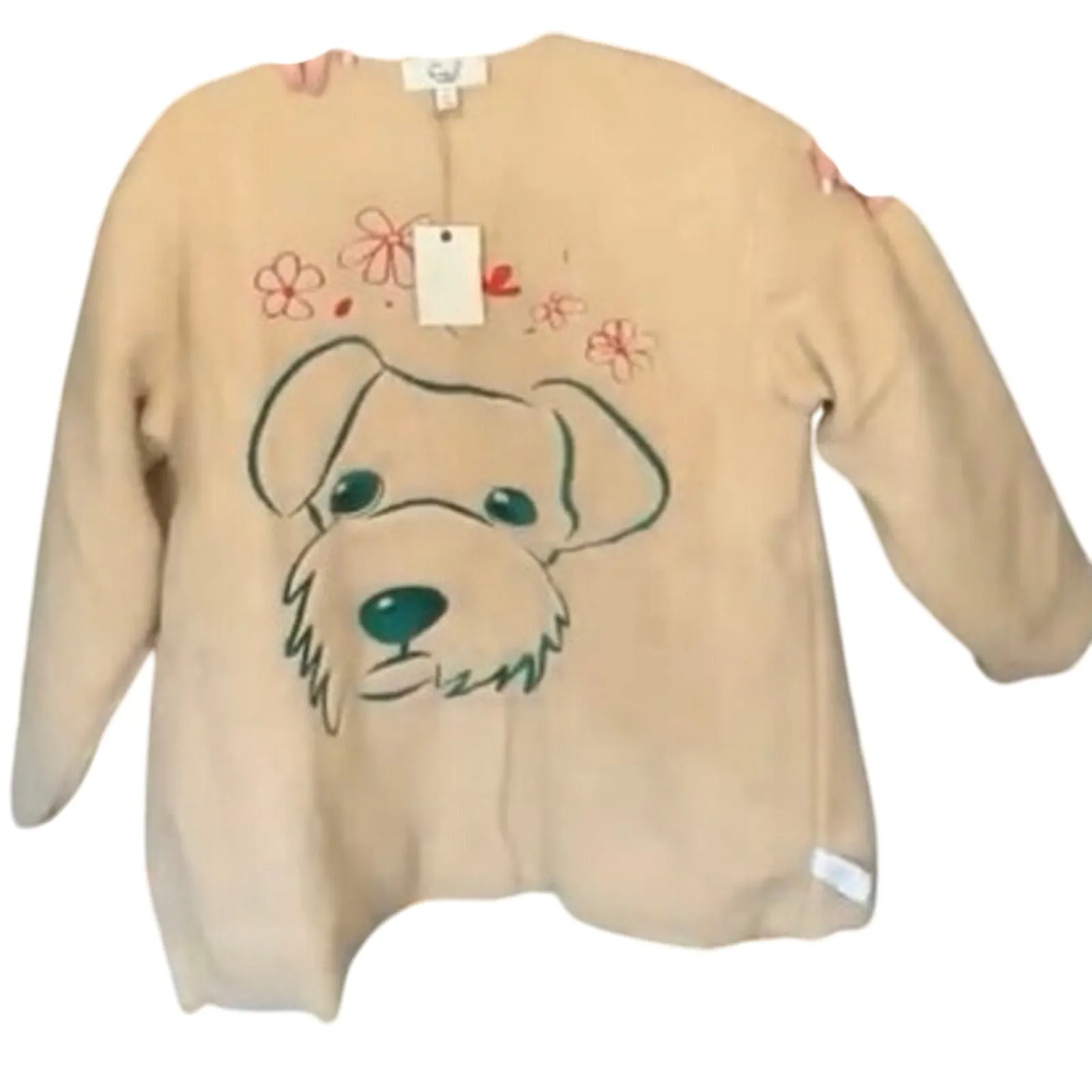 EASEL Reversible Jacket Quilted Starfish or Schnauzer Sherpa, Size L New w/ Tag - Image 15