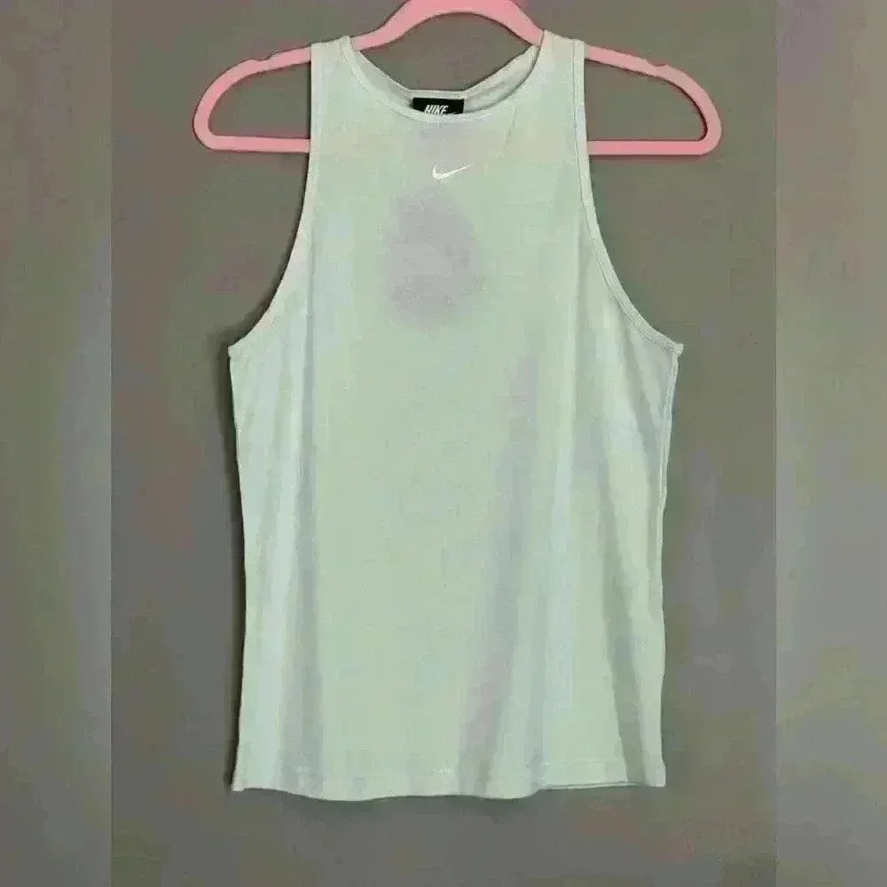 Nike Mint Green Sleeveless Tank Top (116) - Image 2
