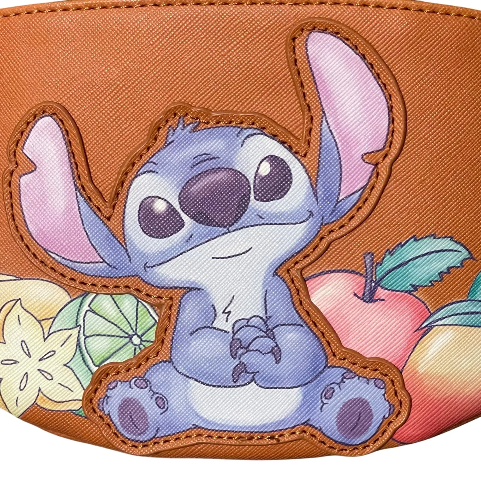 Loungefly Disney Lilo Stitch Fanny Pack Belt Bag BoxLunch Exclusive Brown Multi - Image 5