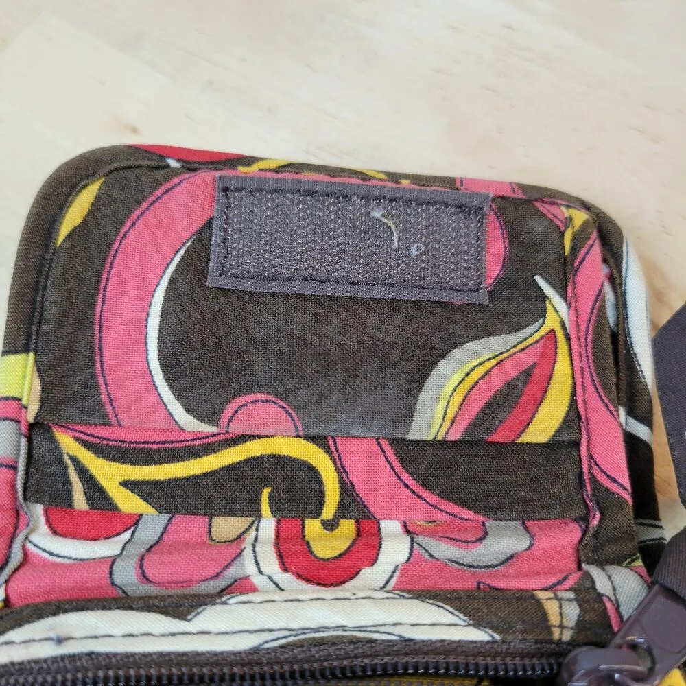 Vera Bradley Punicci Tri-Fold Wallet Womens 5" Quilted Fabric Retro Floral Soft - Image 8