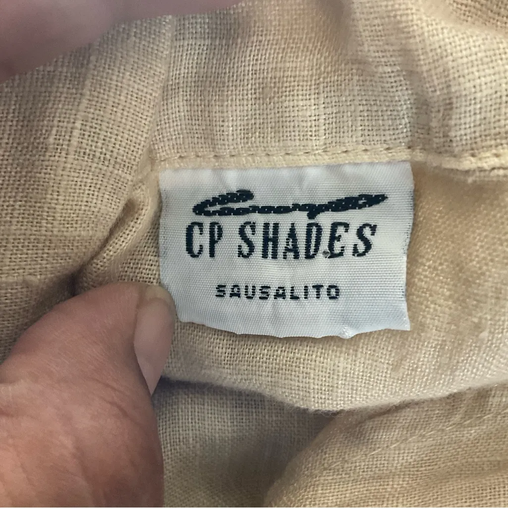 CP Shades Light Tan Button-Up Shirt - Image 8