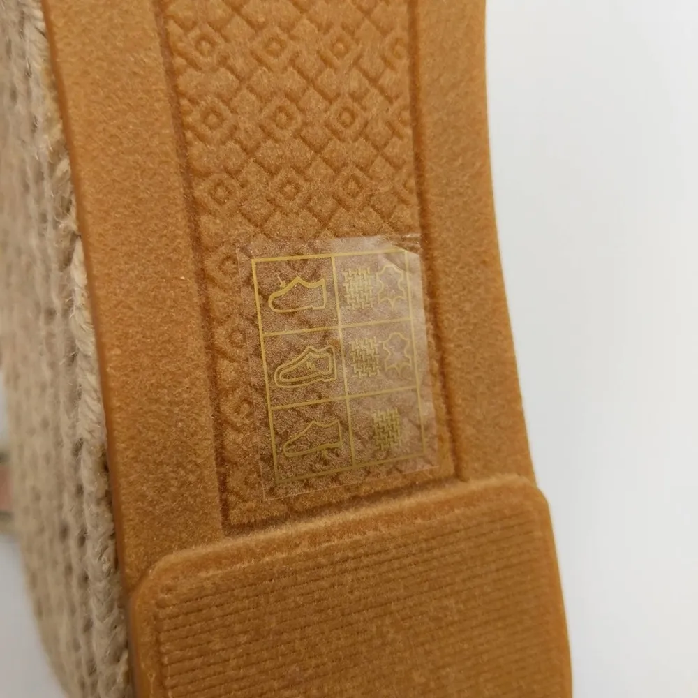 Tory Burch Frieda Espadrille Sandal Platform Open Toe Jute Wedge 7.5 NWOB - Image 13