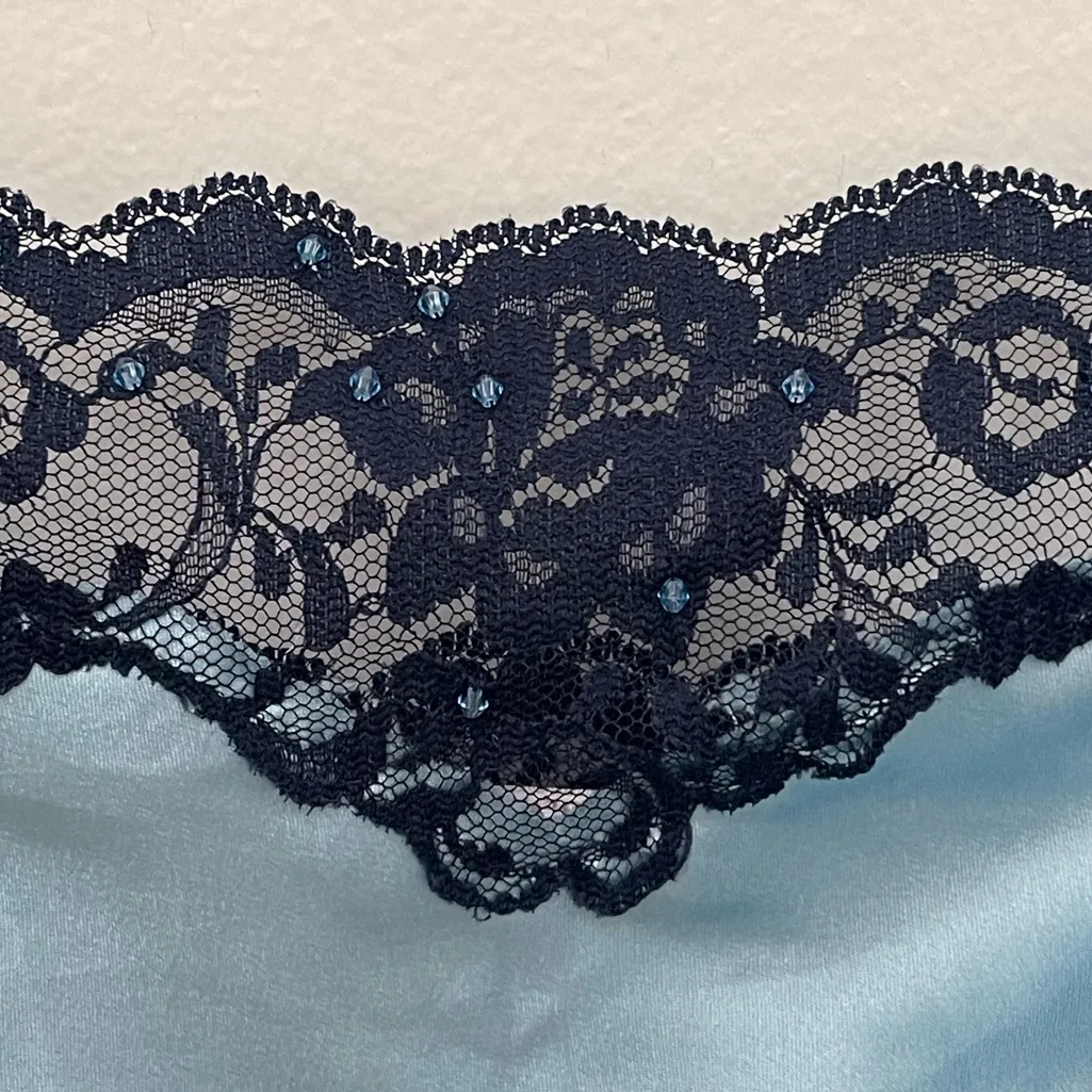 Victoria's Secret Angels Y2K Women’s Lace Lingerie Mini Slip Dress size Small - Image 5