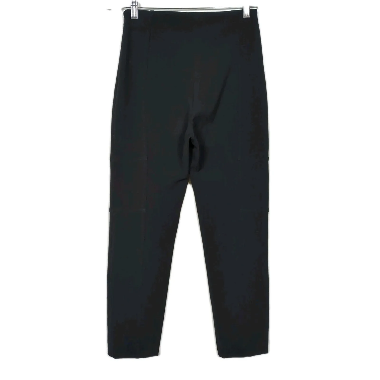 NEIL BARRETT Black Criss Cross Front Super Skinny Fit Ankle Pants Women's IT 40 Size 6 - Image 3