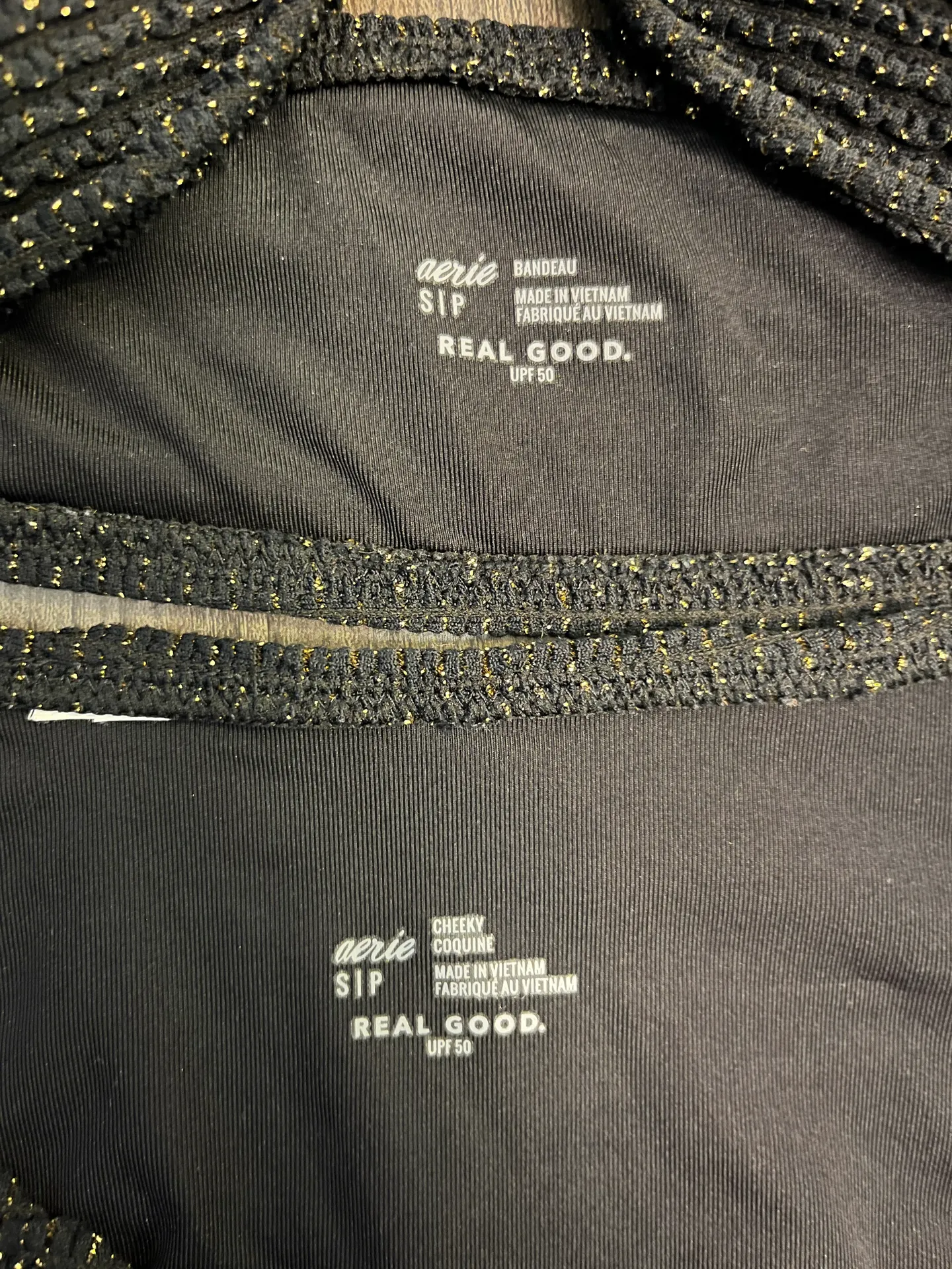 Bikini Set Sparkly Bandeau - Image 3