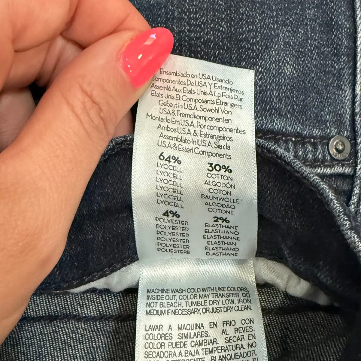 MOTHER Rascal Dark Wash Trip Down Memory Lane Ankle Snippet Skinny Jeans Size 24 Blue - Image 11