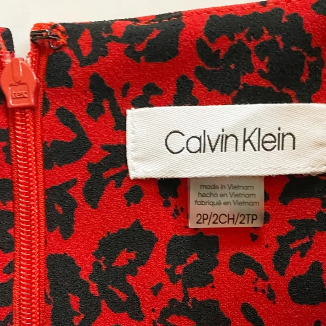 Calvin Klein Womens Rosette Floral Sleeveless Sheath Dress W/Starburst Detail 2P - Image 5