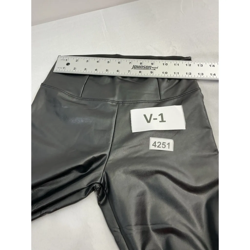 Womans Shinestar Pull On Leggings Black Small Stretch - Image 5