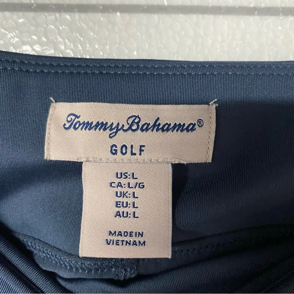 Tommy Bahama Golf Skort Size L Blue Pink Floral Tropical Stretch Athletic Tennis - Image 2