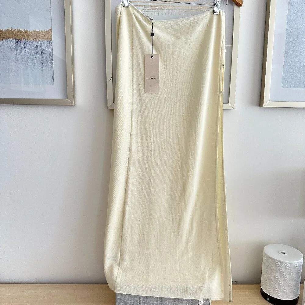 NWT Bec + bridge semi sheer cotton knit maxi skirt - Image 3