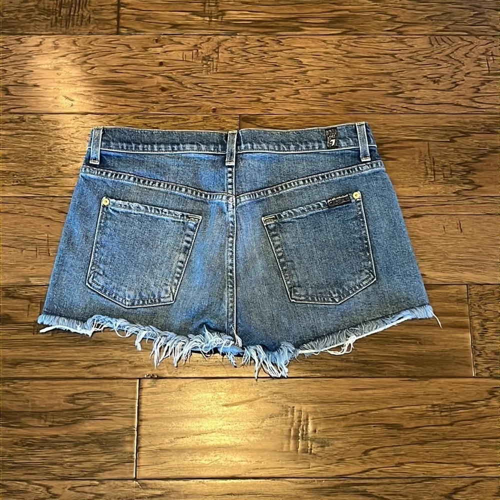 7 For All Mankind Cutoff Shorts Size 28 - Image 2