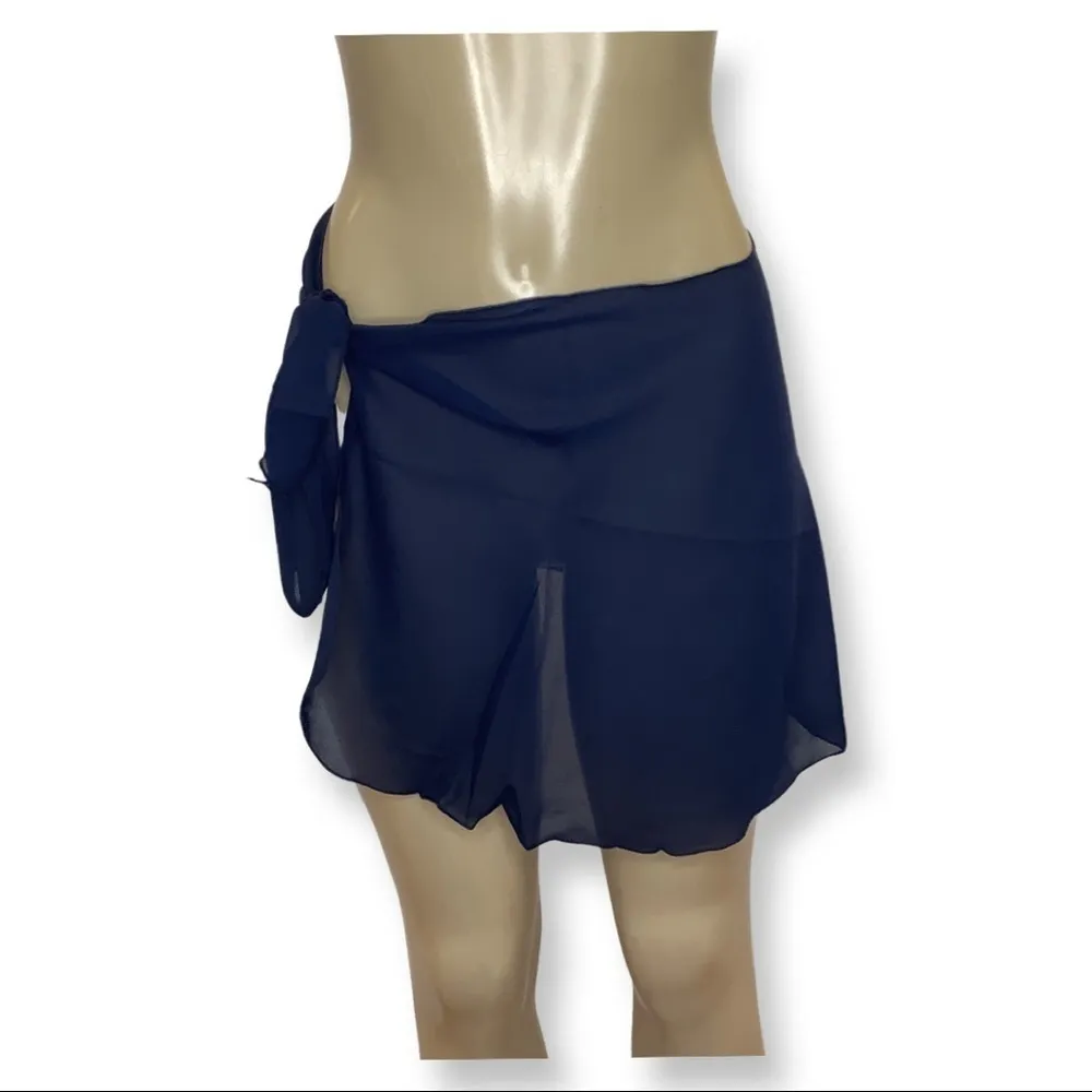 Zuliana Navy Blue Beach Cover Up/Sarong. Made in USA. New With Tags Size undefined - Image 2