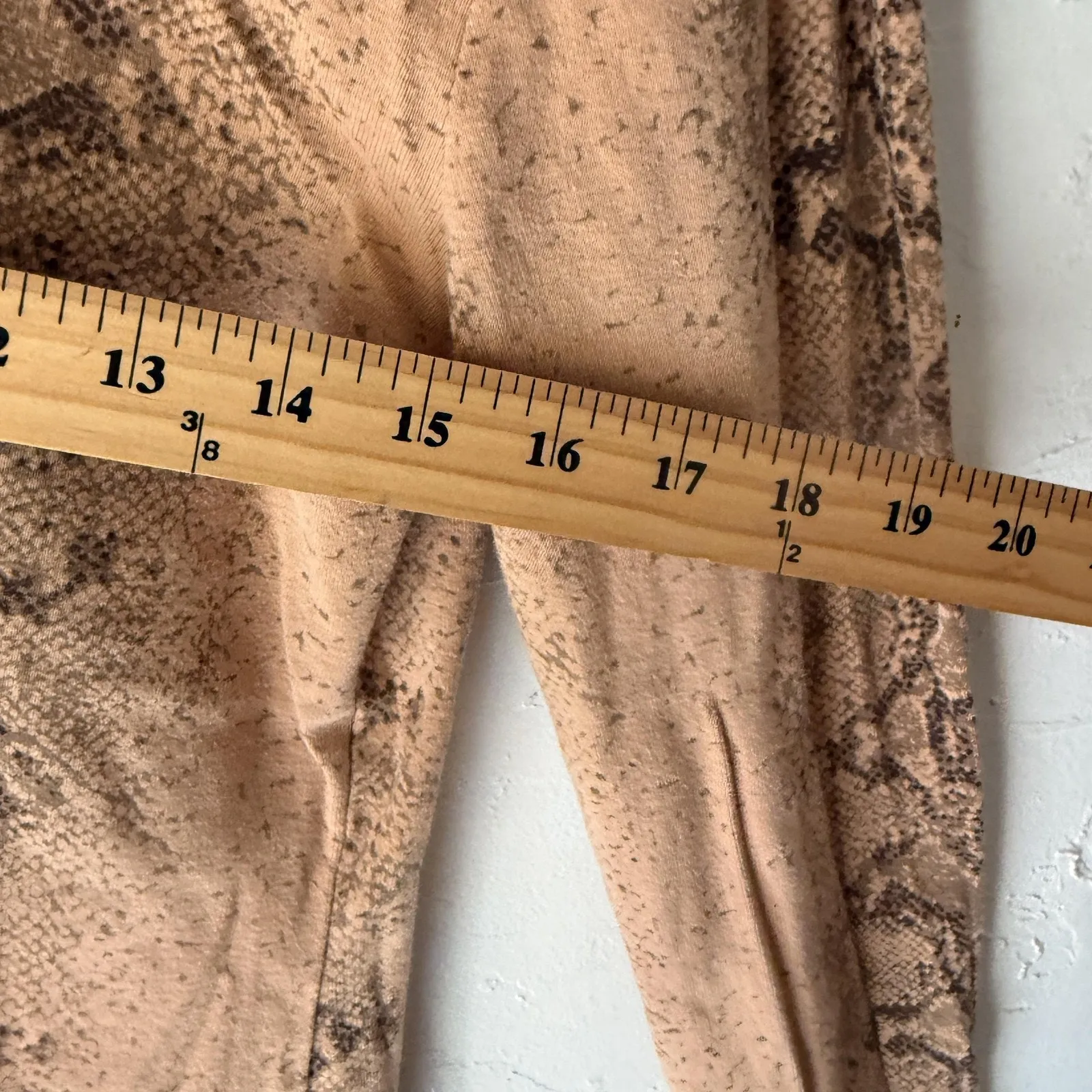 Gloria Vanderbilt Y2k Womens Small Snake Print Long Sleeve Going Out Top‎ - Image 6