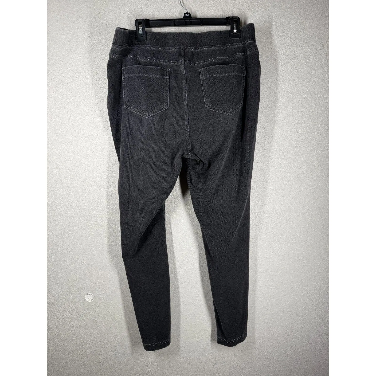 J Jill Purejill Womens Black Pull On Elastic Waist Pants Sz L Casual Stretch Size L - Image 3