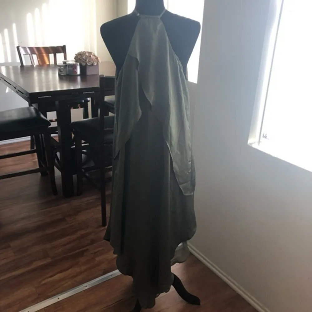 New Bar III Draped Assymetrical Casual Dress sz XL - Image 5