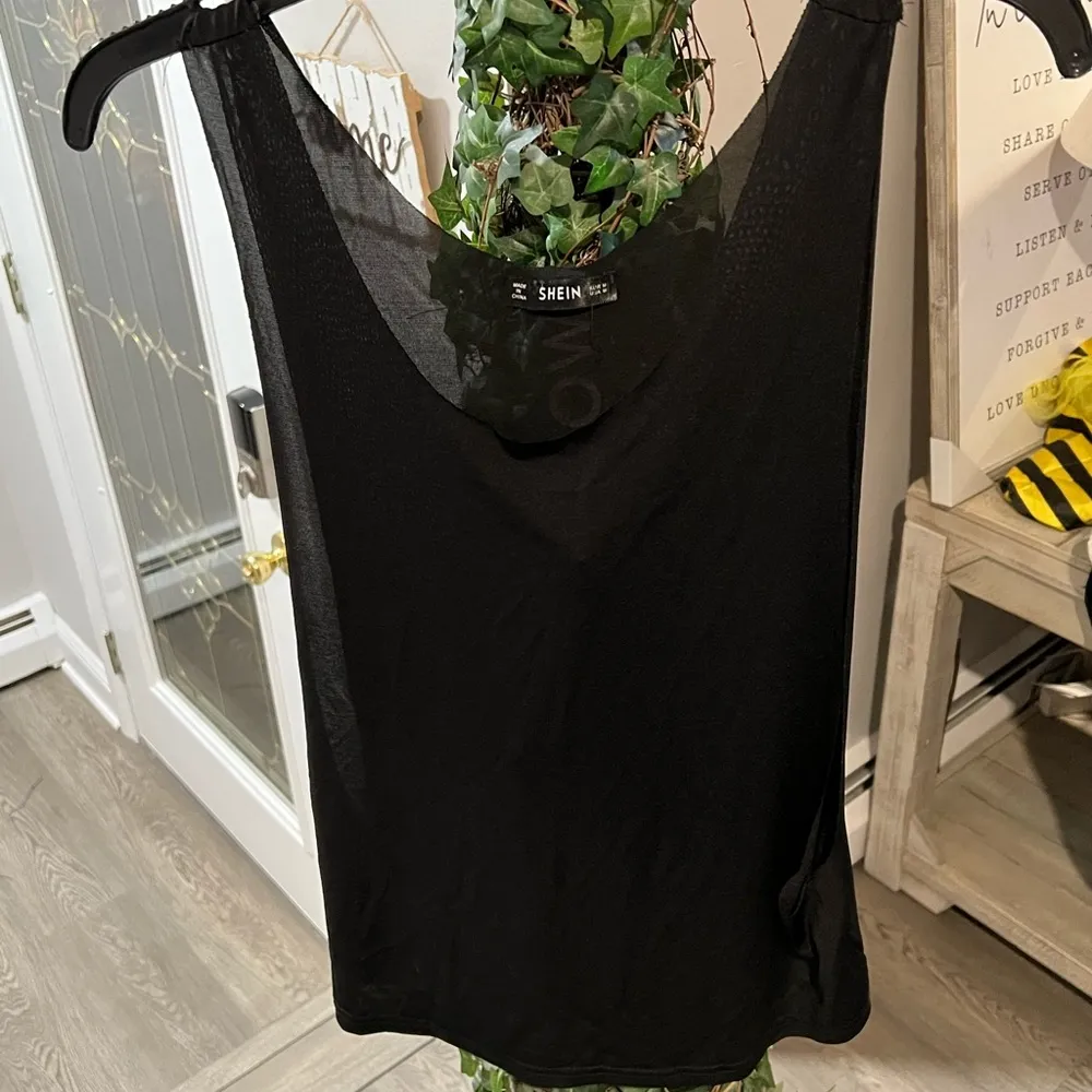 Women’s Black Shein Medium Work Work Work Tank Top - Image 2