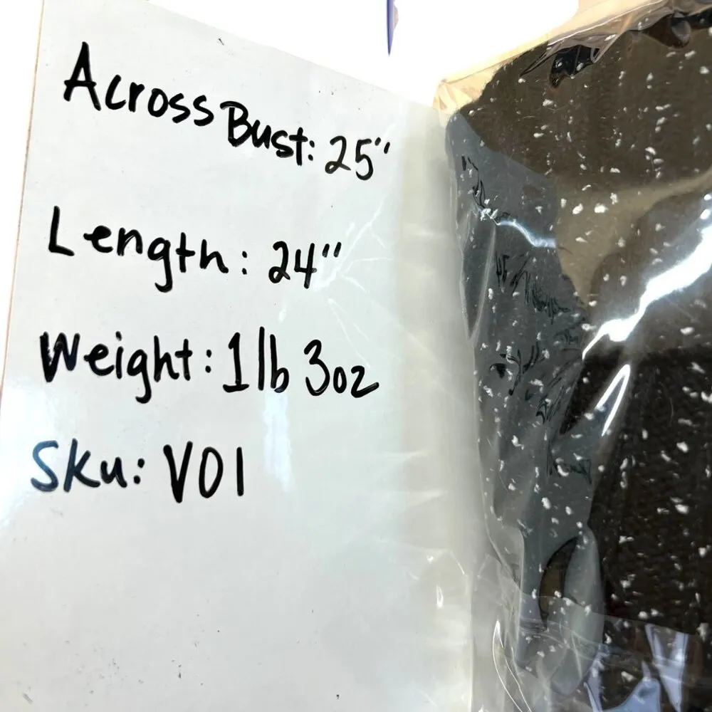 Doe & Rae Speckled Turtleneck Sweater Black White Size Large - Image 10