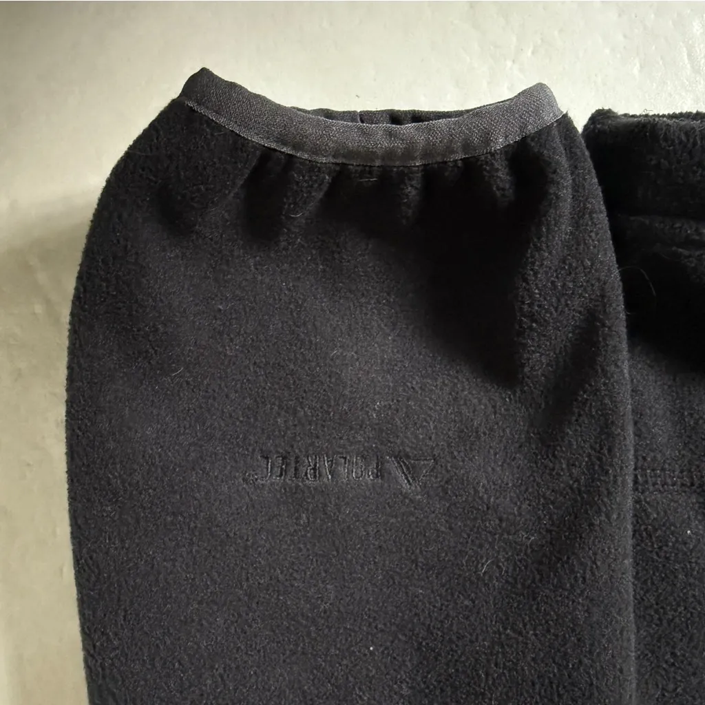 LL Bean Black PolarTec Fleece Hooded Jacket Women’s small - Image 3