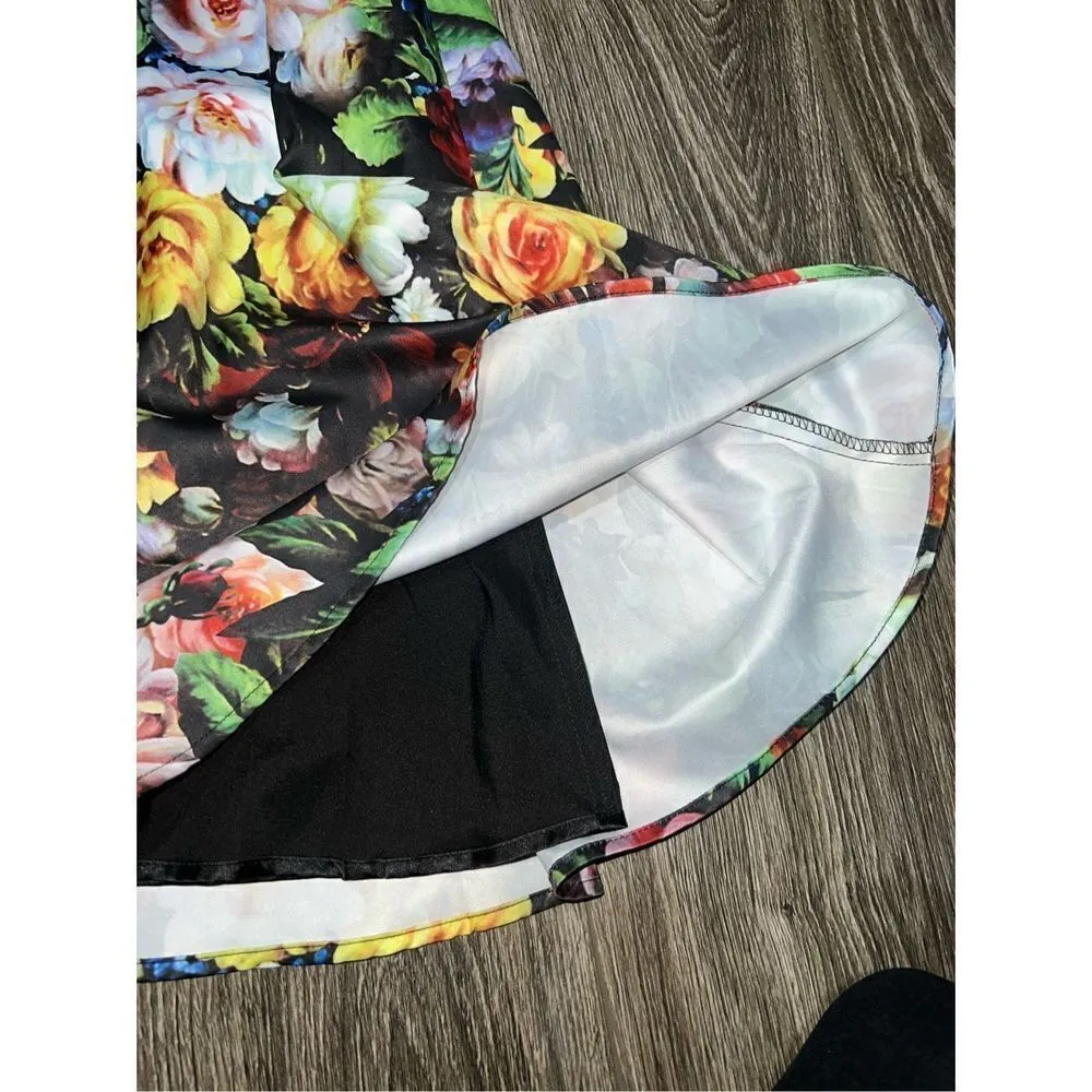 Chi Chi London Floral Skirt - Image 4