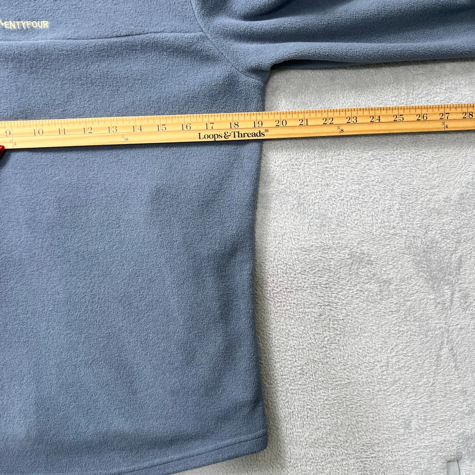 Twentyfour Norway Full Zip Fleece Jacket Womens 36 Blue Softshell Layer Small - Image 6