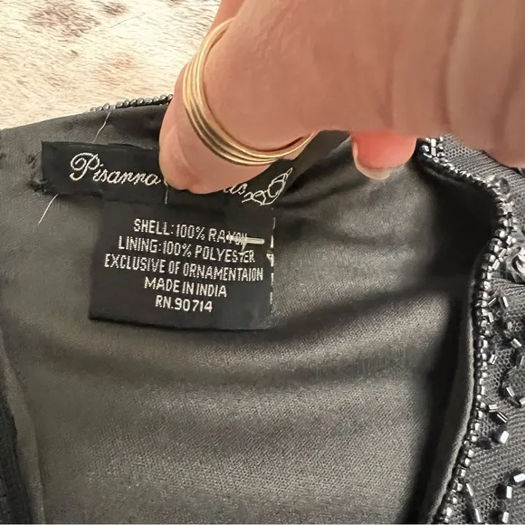 PISARRO NIGHTS Beaded V - Image 7