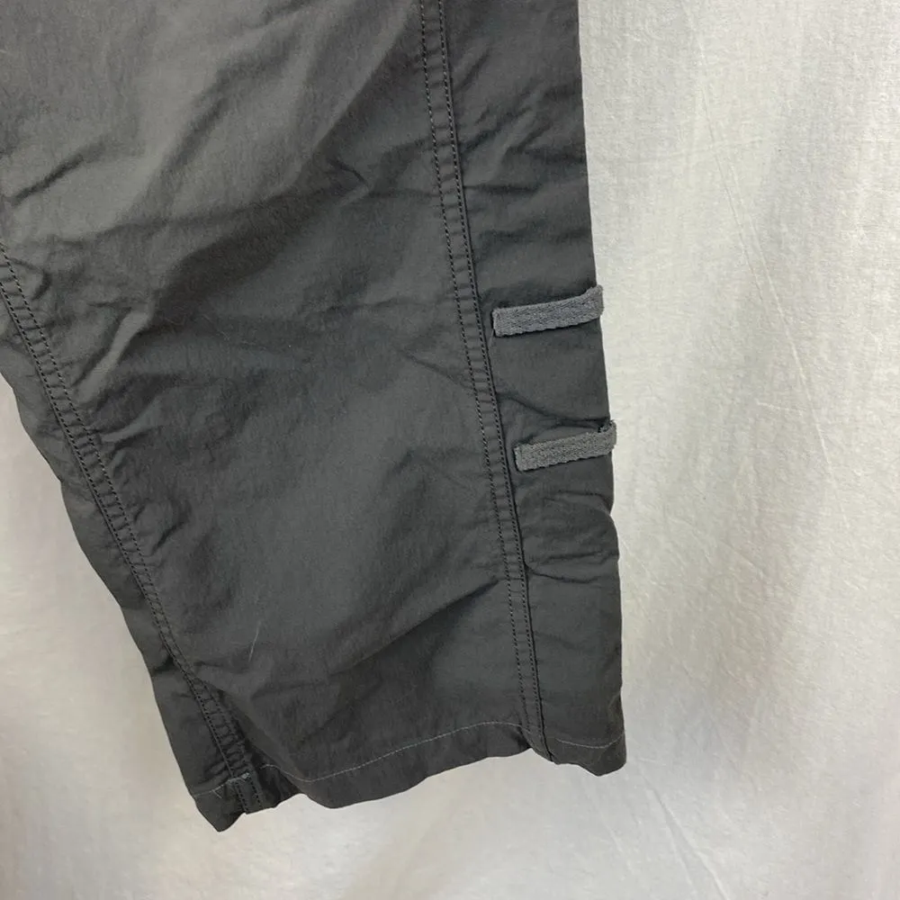 The North Face Gray Zip off Shorts Athletic Sport Pants 10 - Image 4