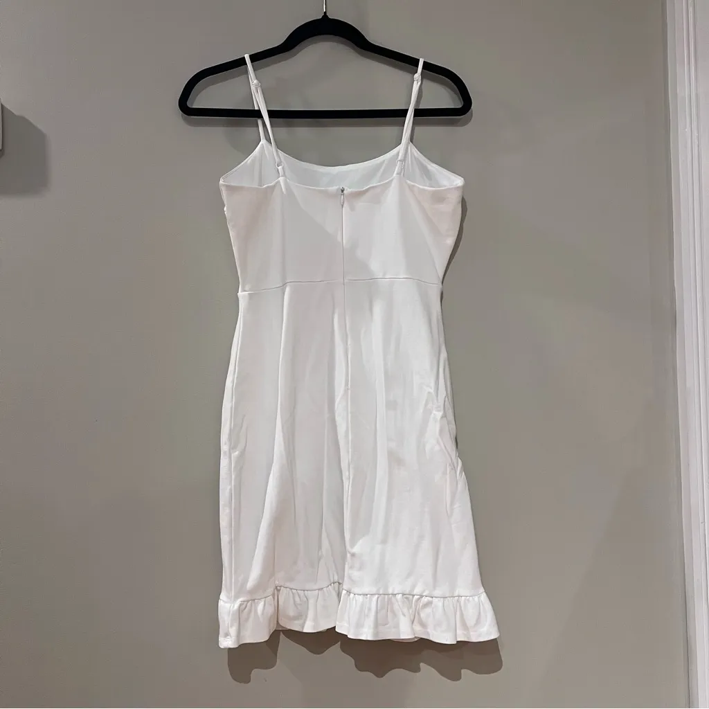 Lulus White Ruffled Bodycon Mini Dress - Image 5