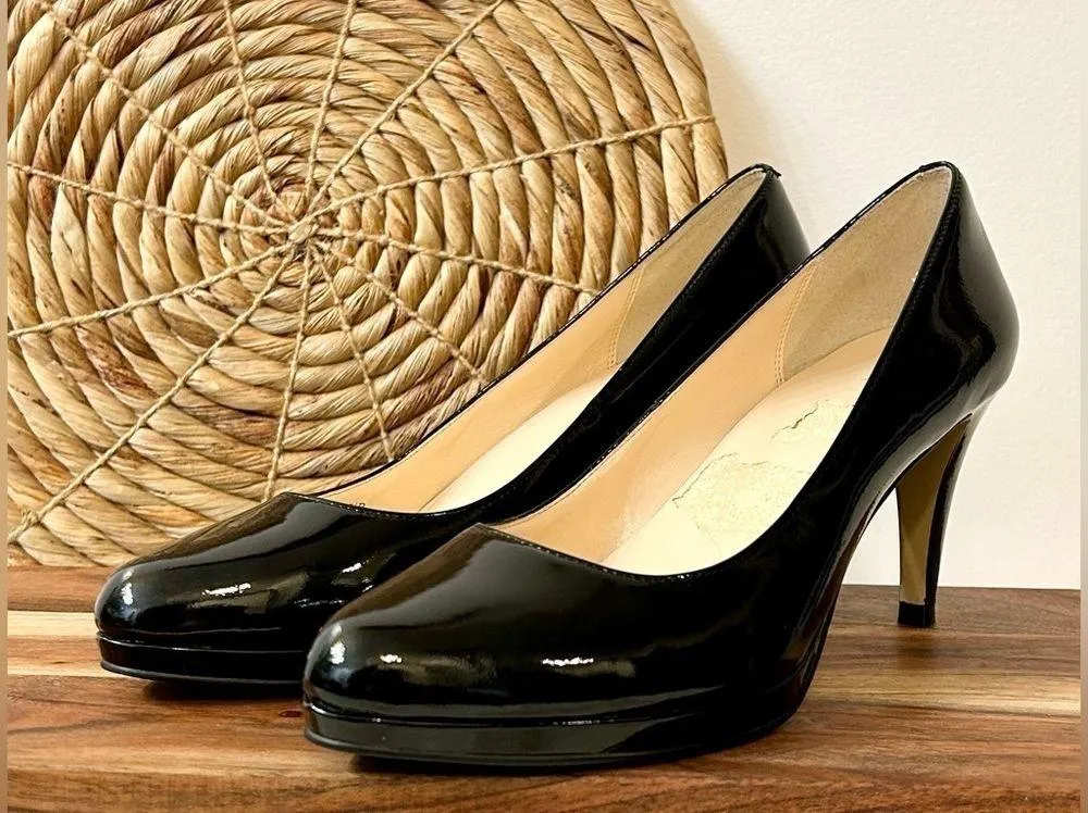 Cole Haan Round Toe Patent Leather Carma Pumps Size 7.5 - Image 2