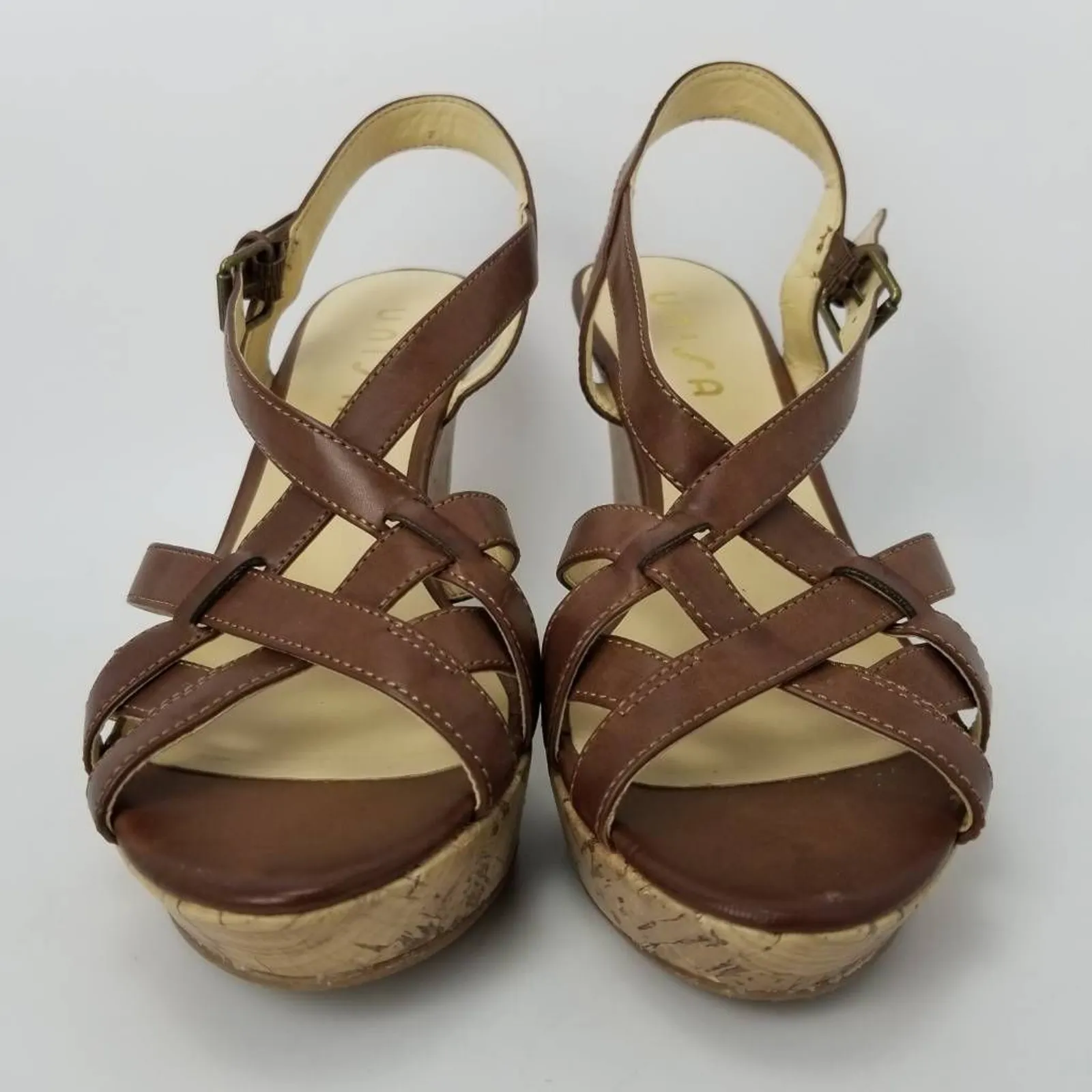 Unisa Womens Unalason J Wedge Heels Sandal Size 8.5 M - Image 6