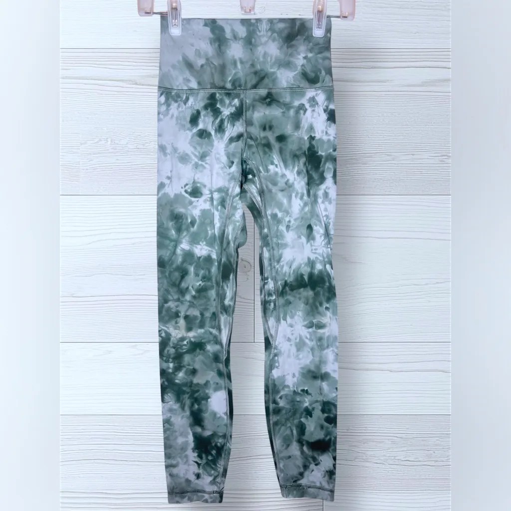 LULULEMON Women’s Align High Rise Tie Dye Pants in Starlight Smoked Spruce - Image 3