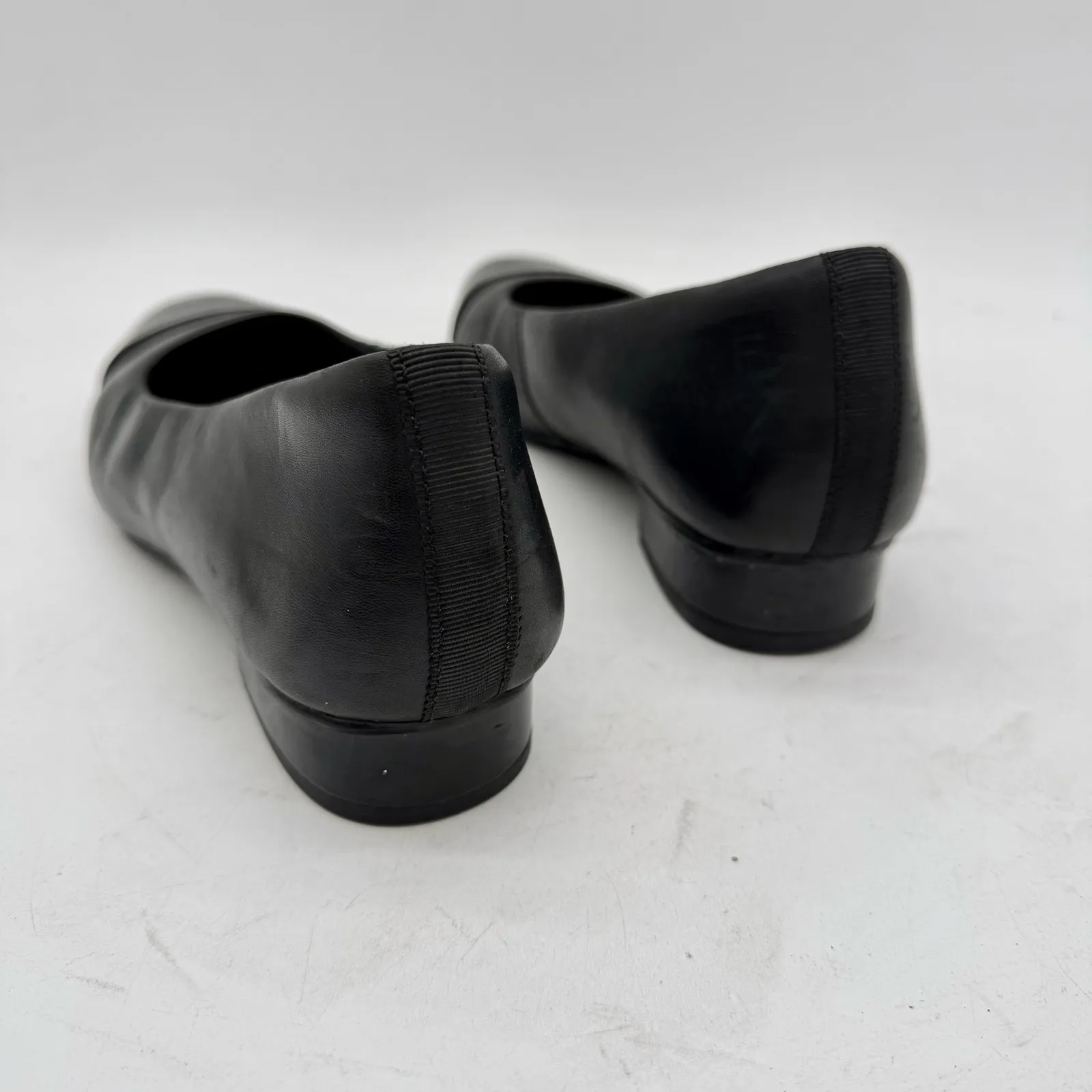 Clarks Women's Juliet Monte Black Leather Slip On Loafers Flats Women's 7 - Image 6