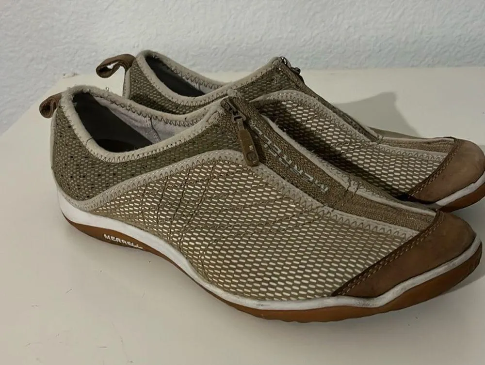 Merrell Women’s Shoes Loralei Zip Up Tan Beige Neutral Size 7.5 - Image 2