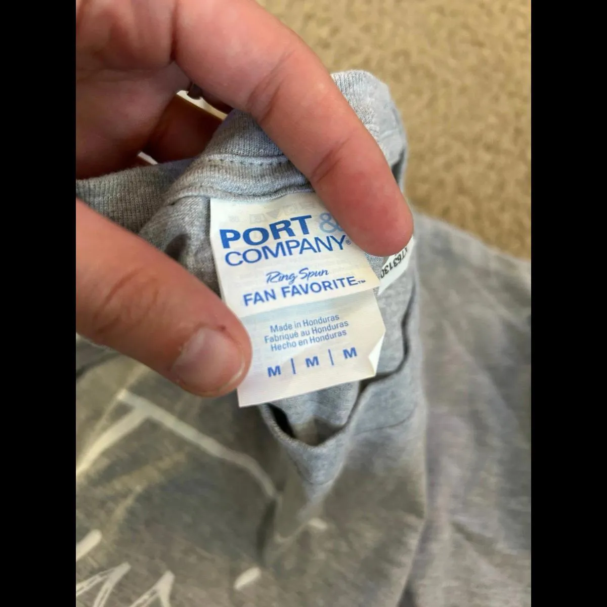 Woman size medium gray twin mom T - Image 3