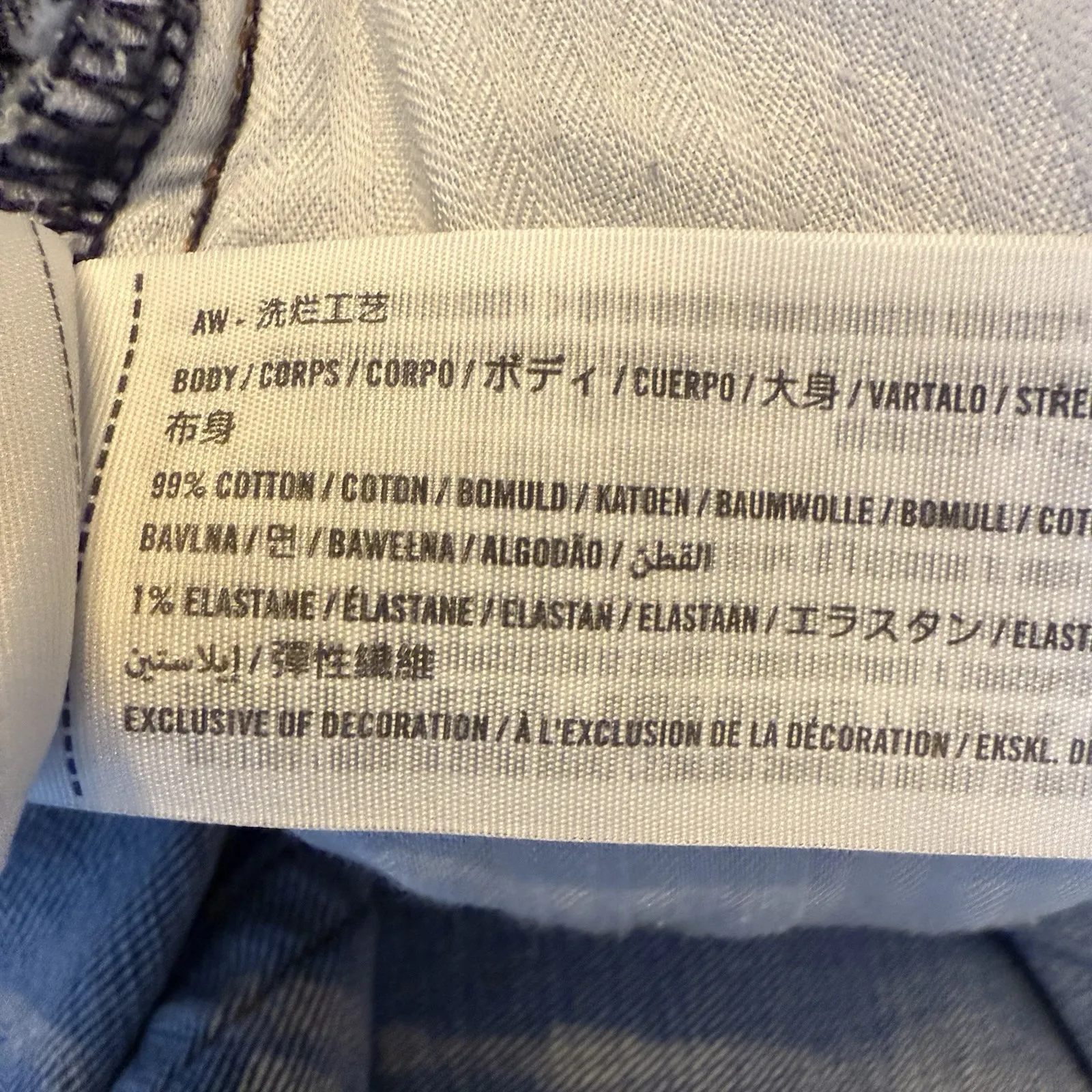 Abercrombie &‎ Fitch The 90s Slim Straight Ultra High Rise Jeans Size 35/20 R - Image 7