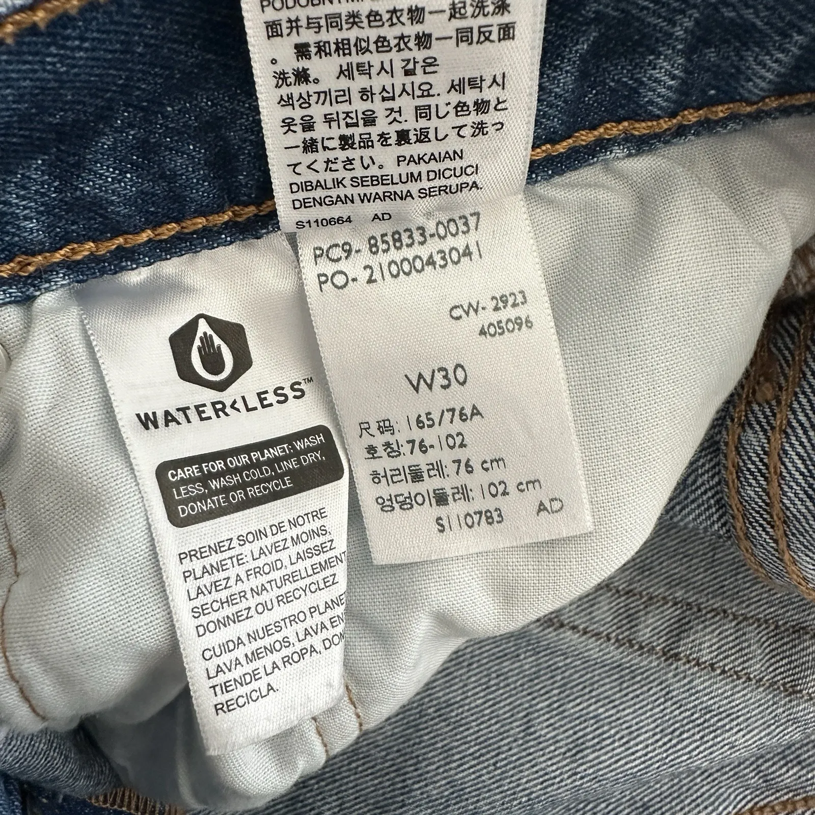 Levi's Shorts Denim 501 Cut Off Festival Hippie Country, Sz: Women 30 (b15b) - Image 4