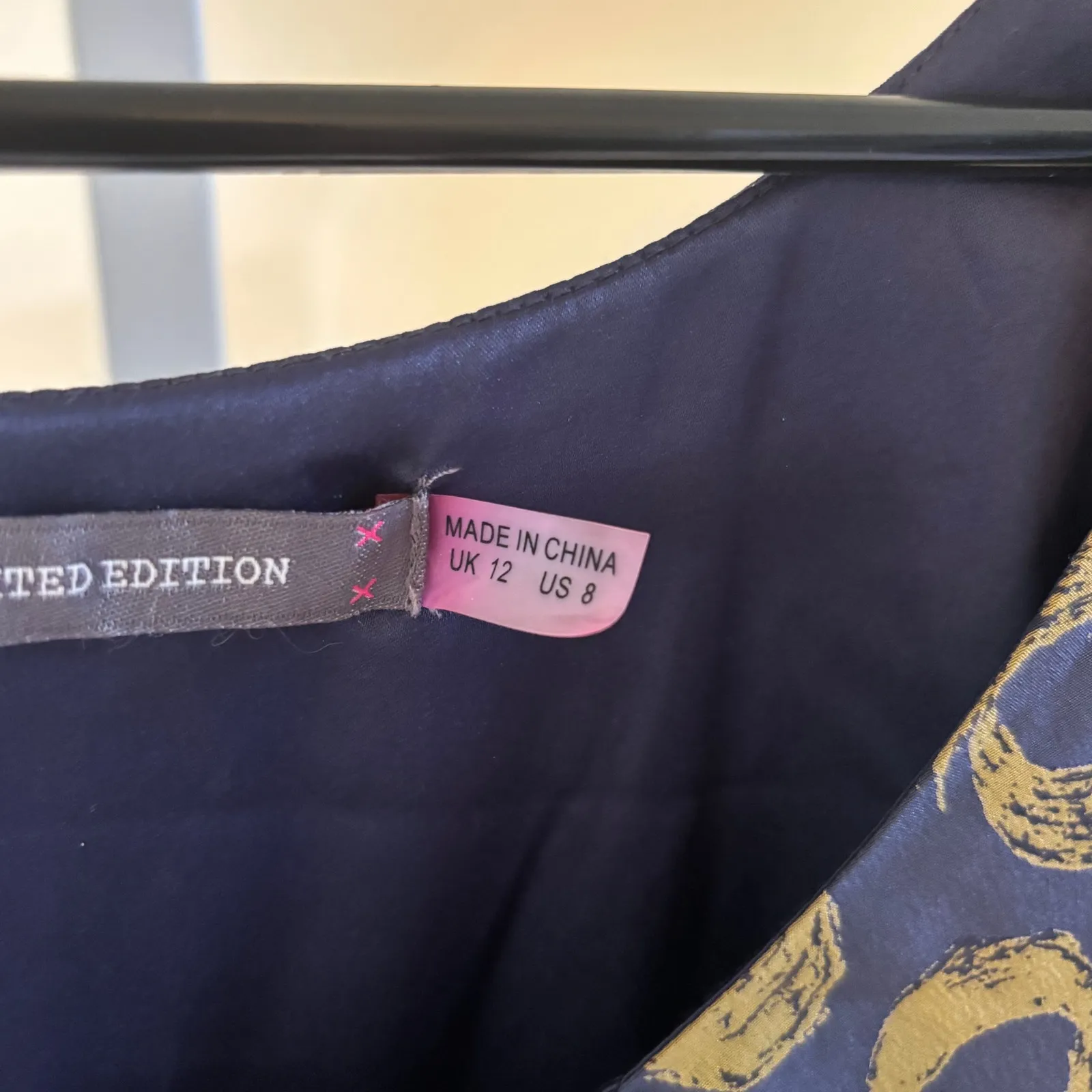 Boden Limited Edition EUC Women's Silk Georgina Dress Size 8 Blue - Image 3