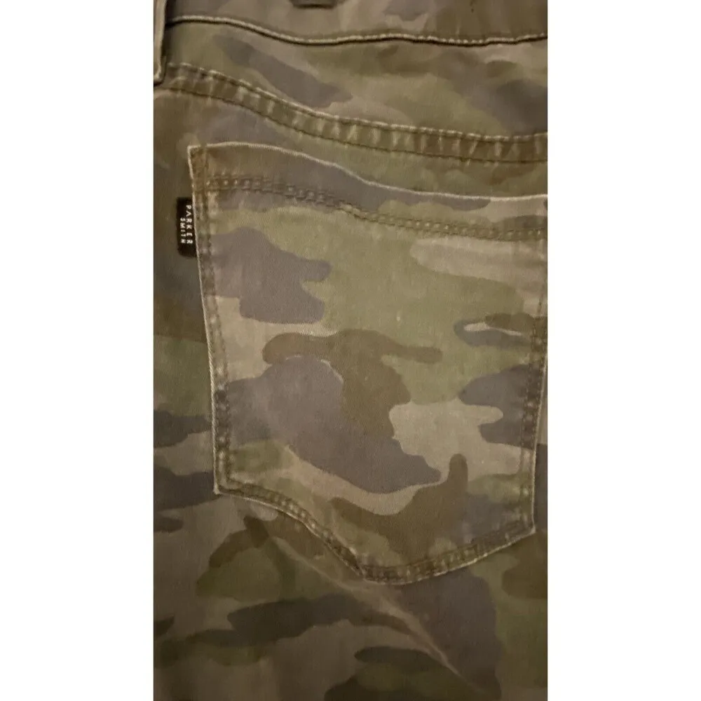 Parker Smith Ava Skinny Straight Camouflage Jeans Stretch Denim Women's 28 NWT - Image 10