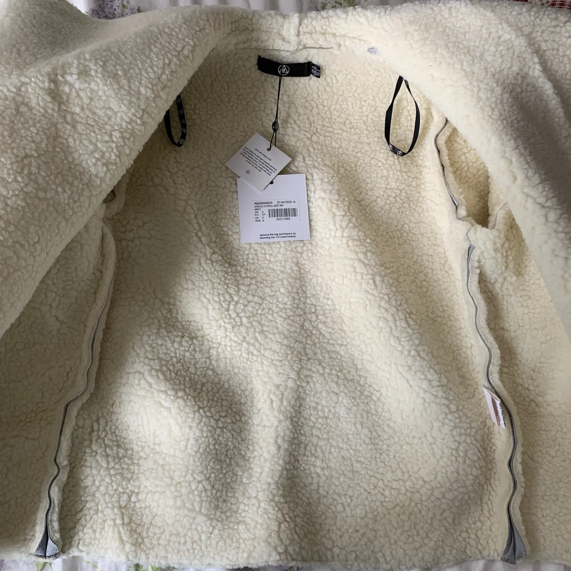 Shearling Waterfall Jacket - Image 4