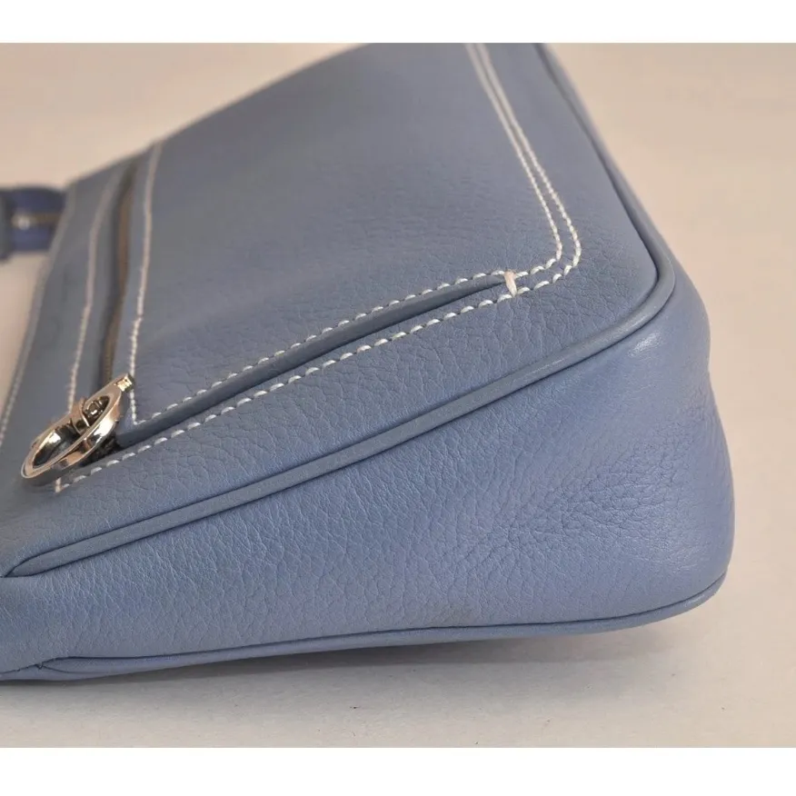 Salvatore Ferragamo Light Blue Shoulder Bag - Image 5