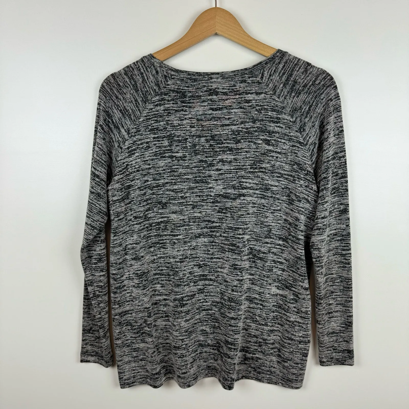 Club Monaco Womens Black Striped Pullover Crew Neck Sweater Sz XS | Minimalist - Image 8