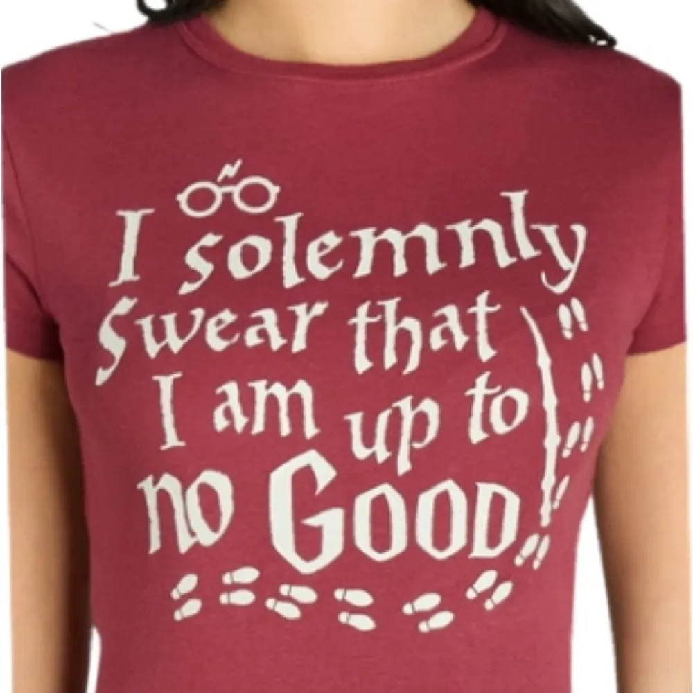Harry Potter `I Solemnly Swear’ Short Sleeve Graphic T-shirt - Image 3