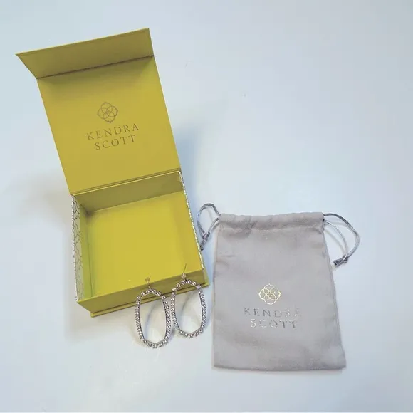 Kendra Scott Danielle Open Frame‎ Crystal Earrings - Image 4