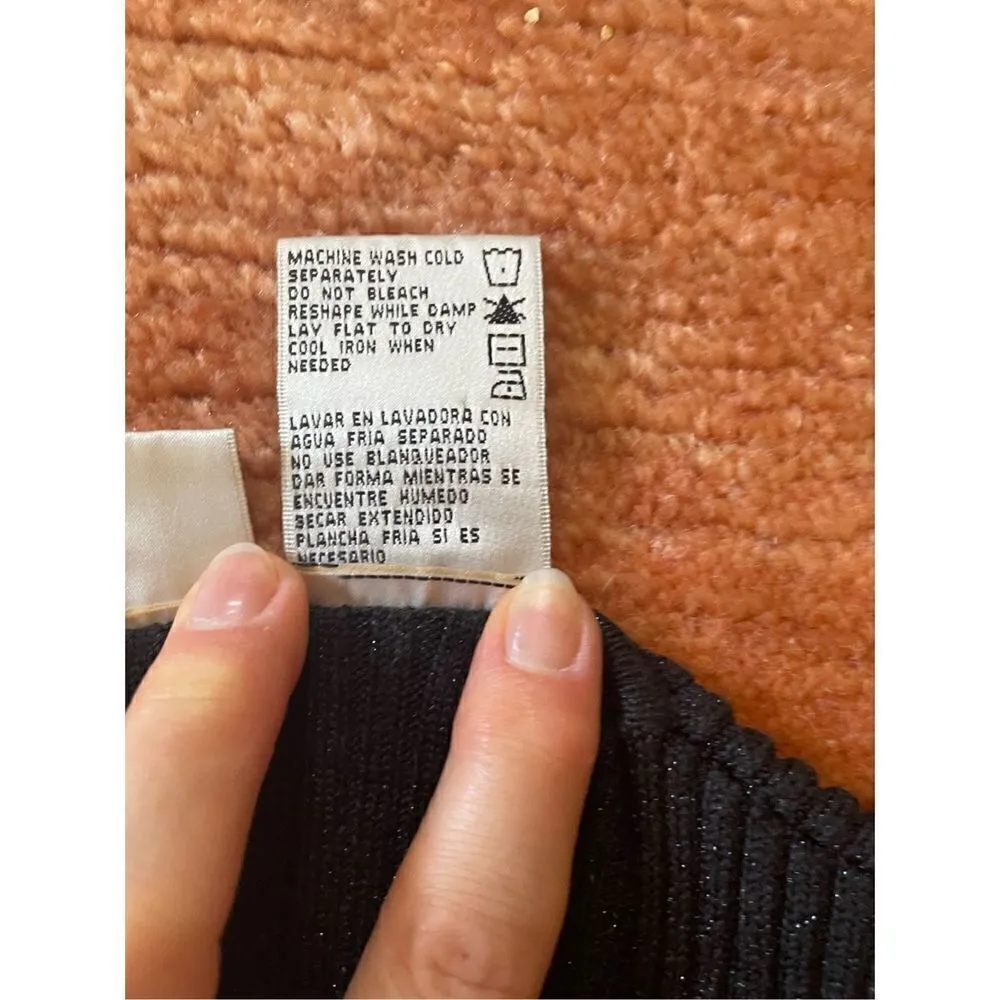 “Kathie Lee Collection “ Top with Gold Sparkles Ribbed Stretch Ladies - Image 3