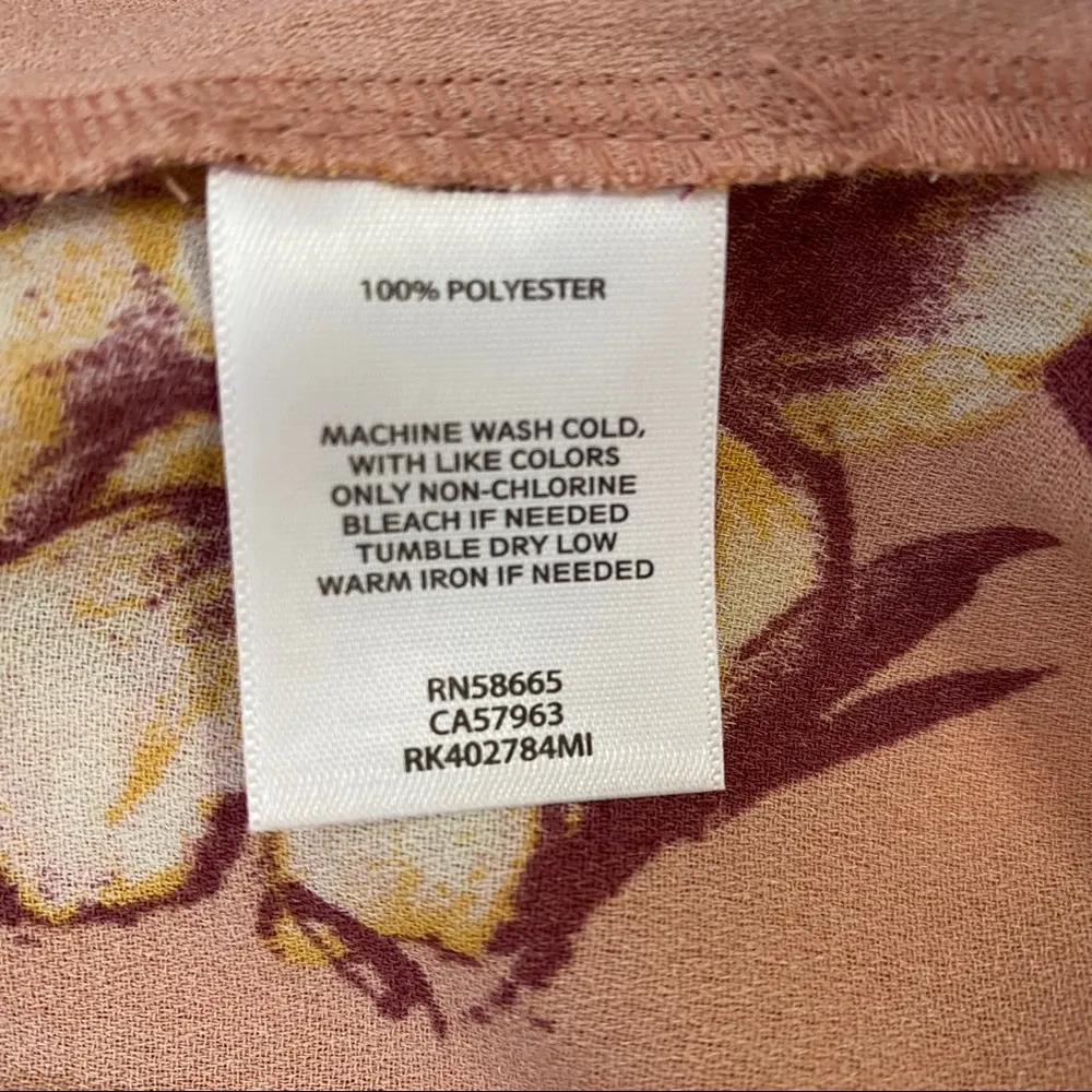 Abound Print Faux Wrap Midi Skirt XXL NWOT - Image 10