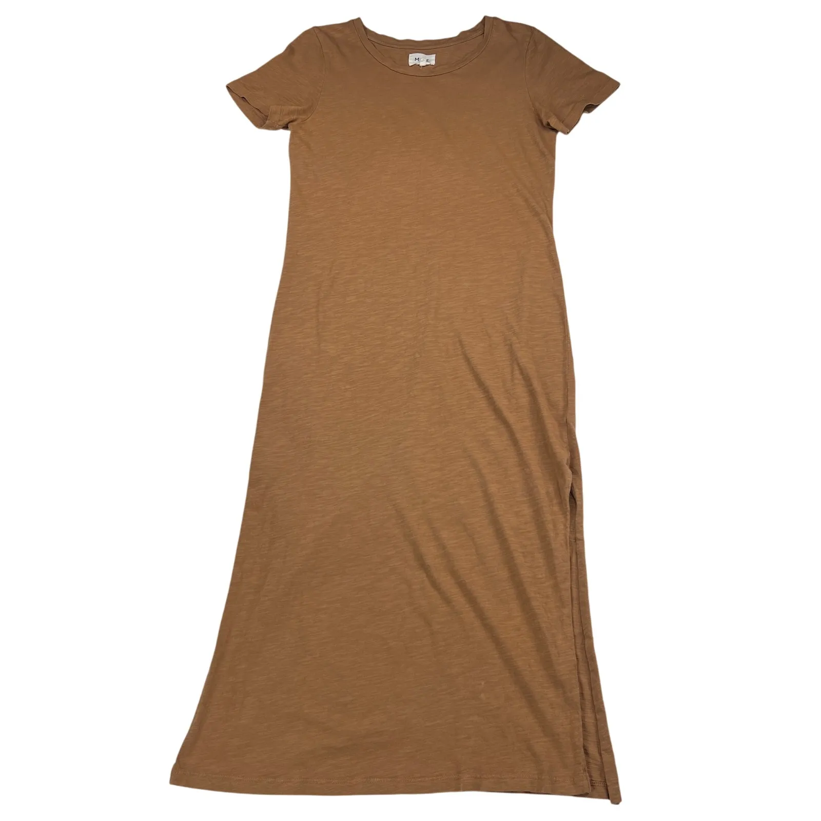 MATE The Label Dana Midi T-Shirt Dress 100% Organic Cotton Clay Size XS - Image 11