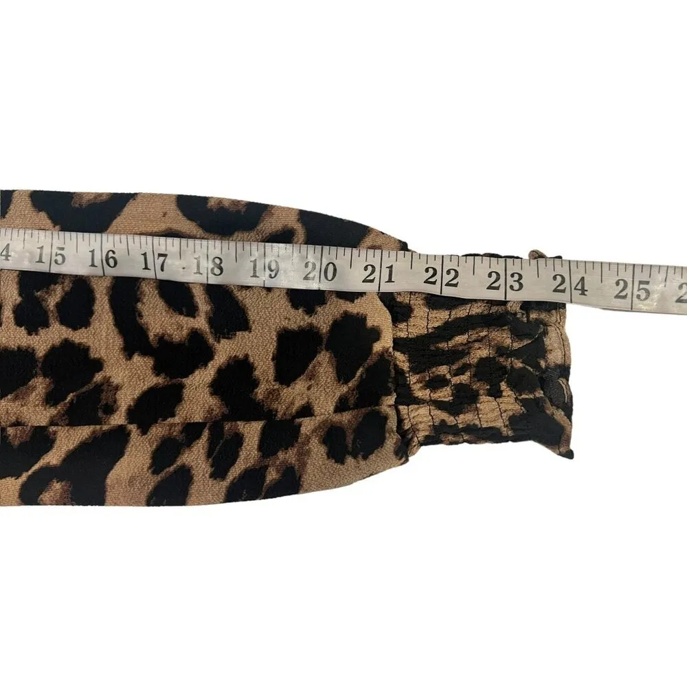 Shein Women's Animal Print Long Sleeve Short Dress - Image 5