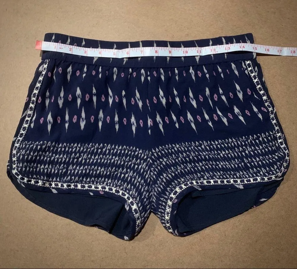 JOIE “Bogen” Dark Navy 100% Silk Shorts, Silk, Size S - Image 7