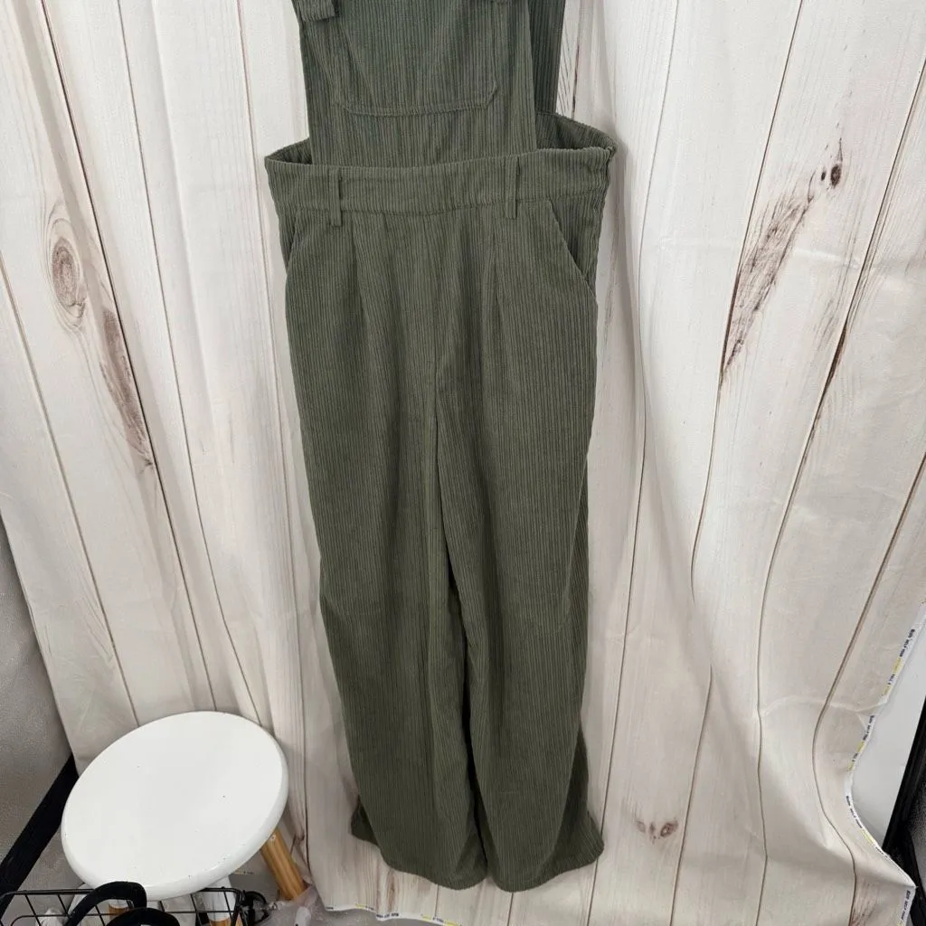 Cider Women’s Small Green Corduroy Jumpsuit - Image 2