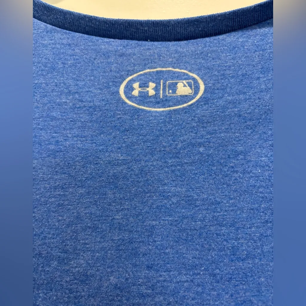 Under Armour Chicago Cubs Blue HeatGear Tee Size L - Image 6