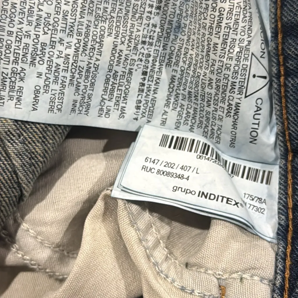 New Zara Asymmetric Denim Skirt  6147/202 Bloggers Fav Large - Image 6